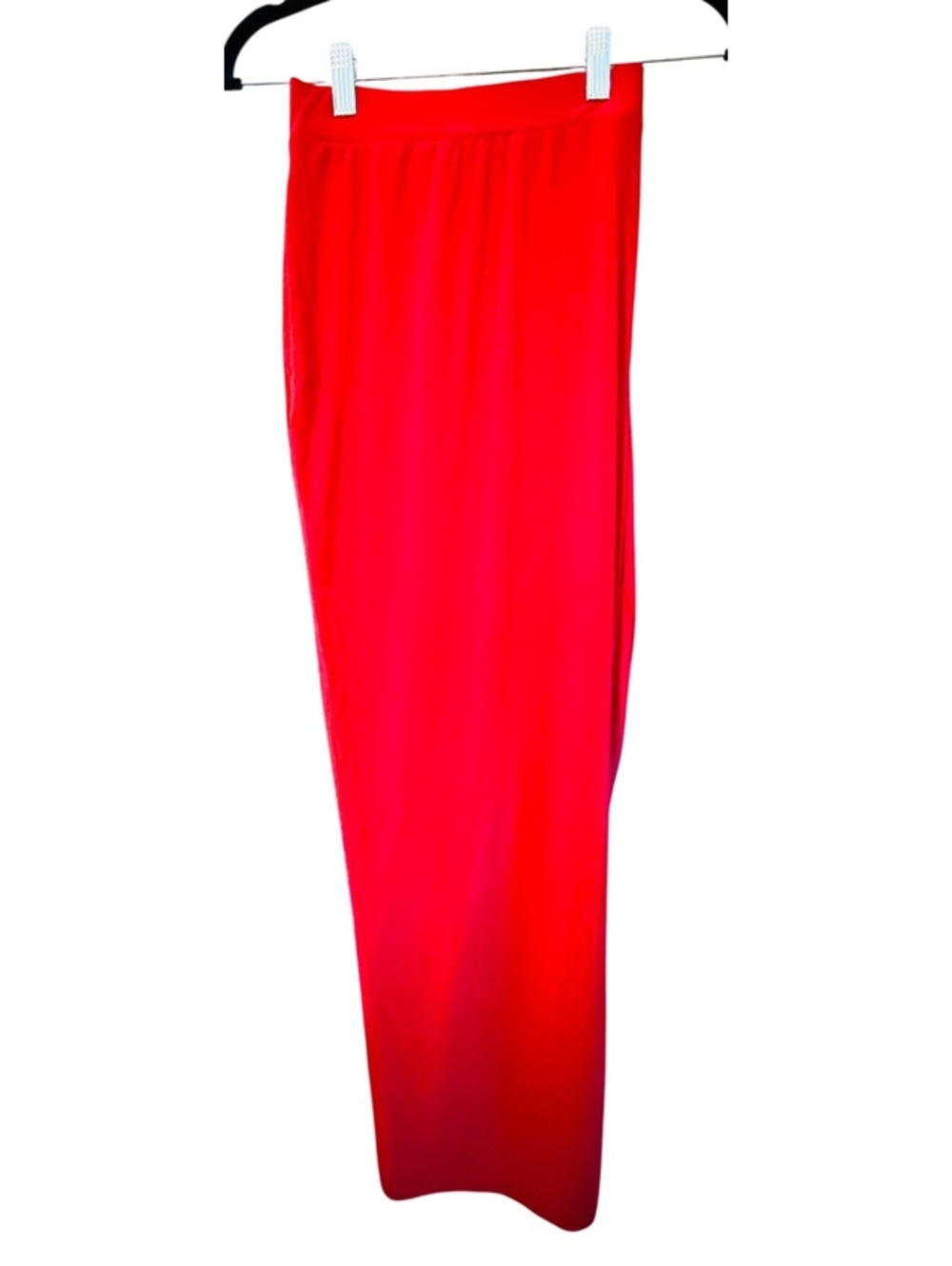 Susan Graver Red Liquid Knit Pants 2XP